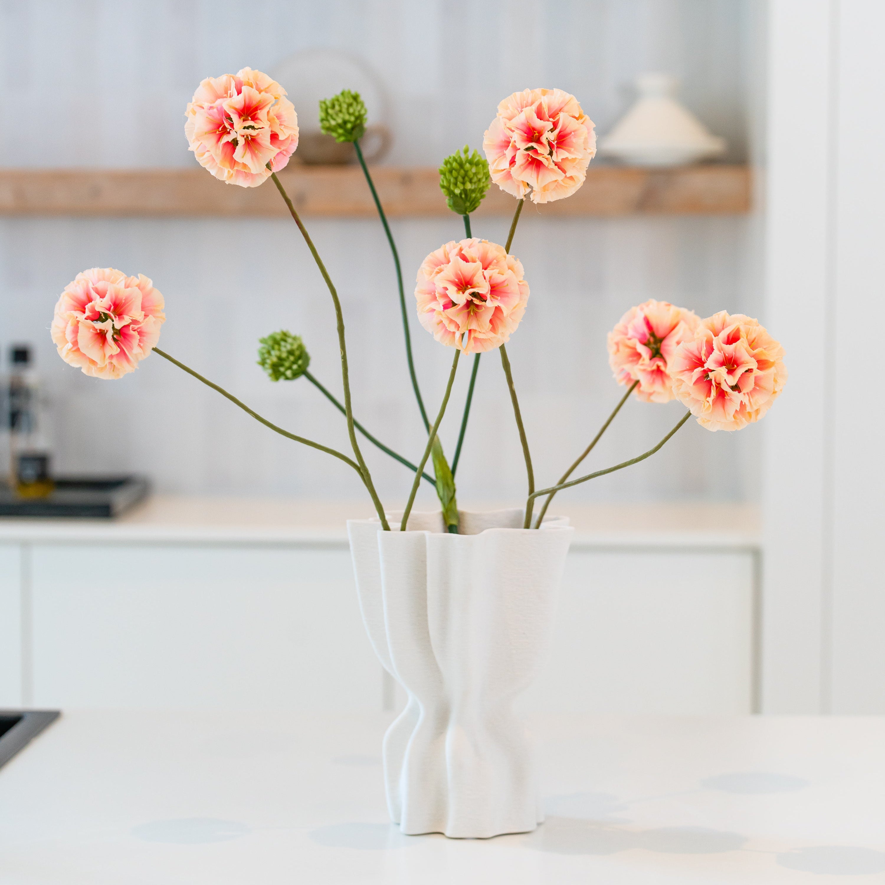 Bloemen set Peach klein